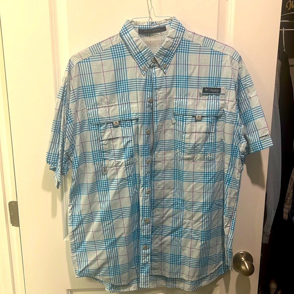 Very Nice Columbia PFG Short Sleeve Shirt